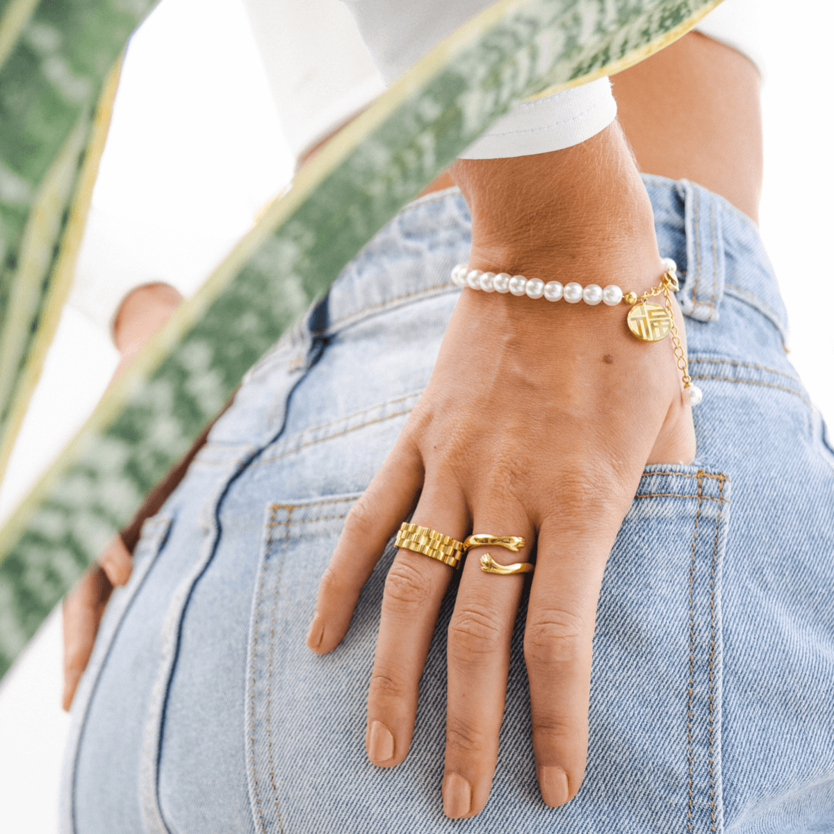 18K Gold Plated Embrace Ring