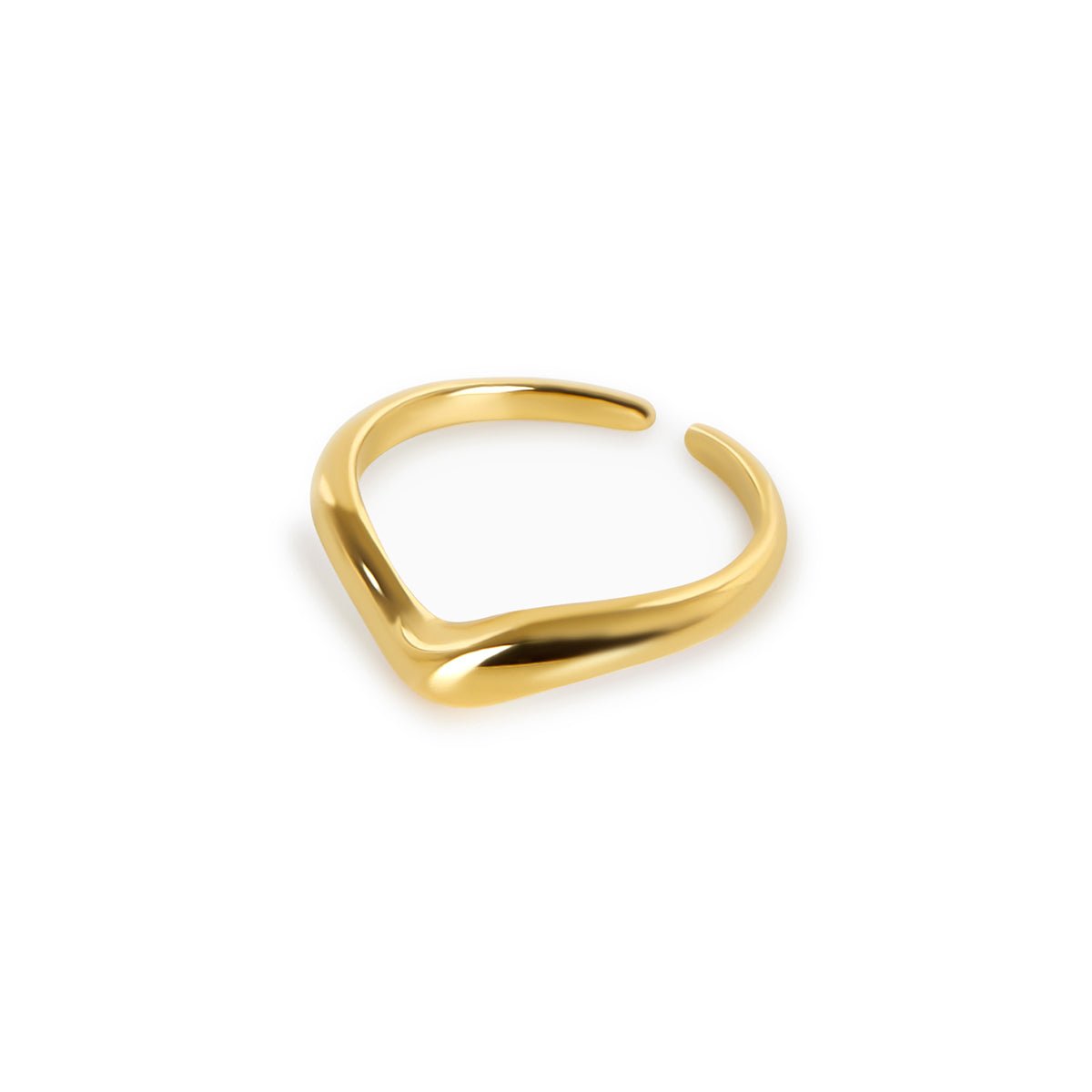 Aspen Ring Plated in 18k Gold