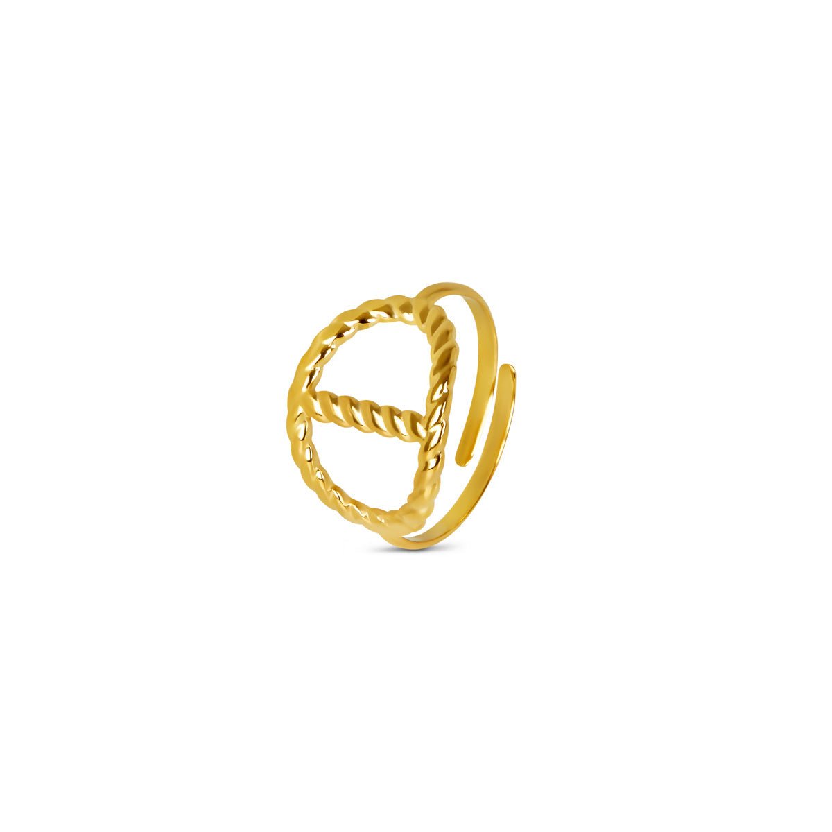 Adjustable Éclat Ring Plated in 18k Gold