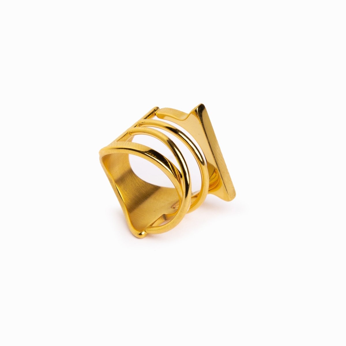 Haute Ring Plated in 18K Gold