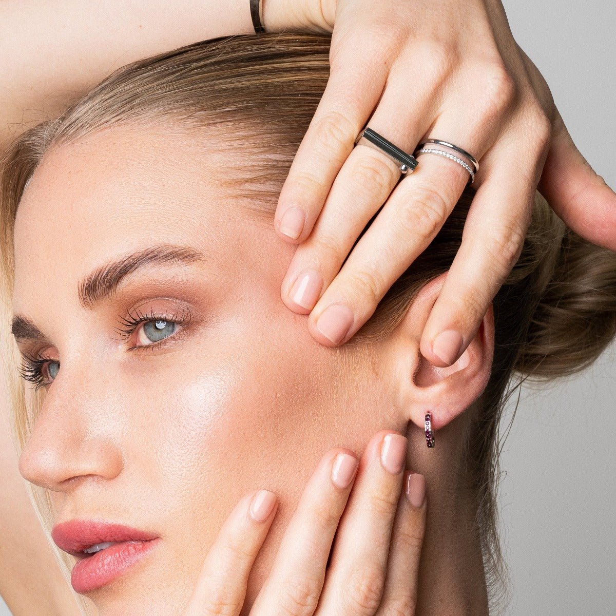 Flat Screw Ring - Silver