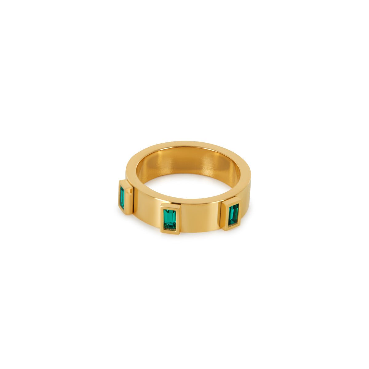 Prestige Cubic Ring Plated in 18K Gold