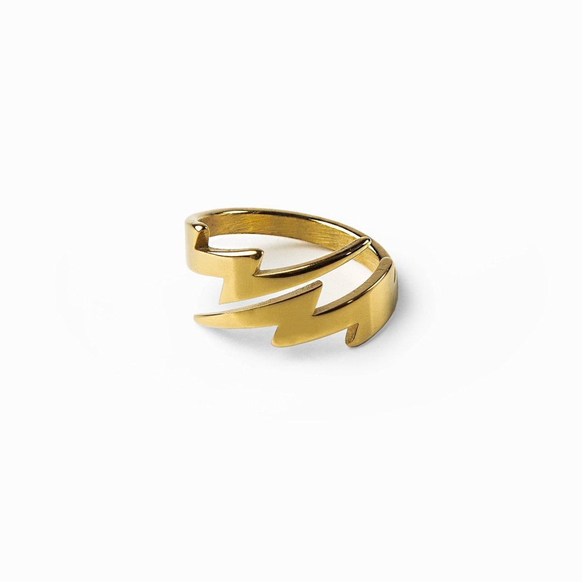 Lightning Ring Plated in 18K Gold