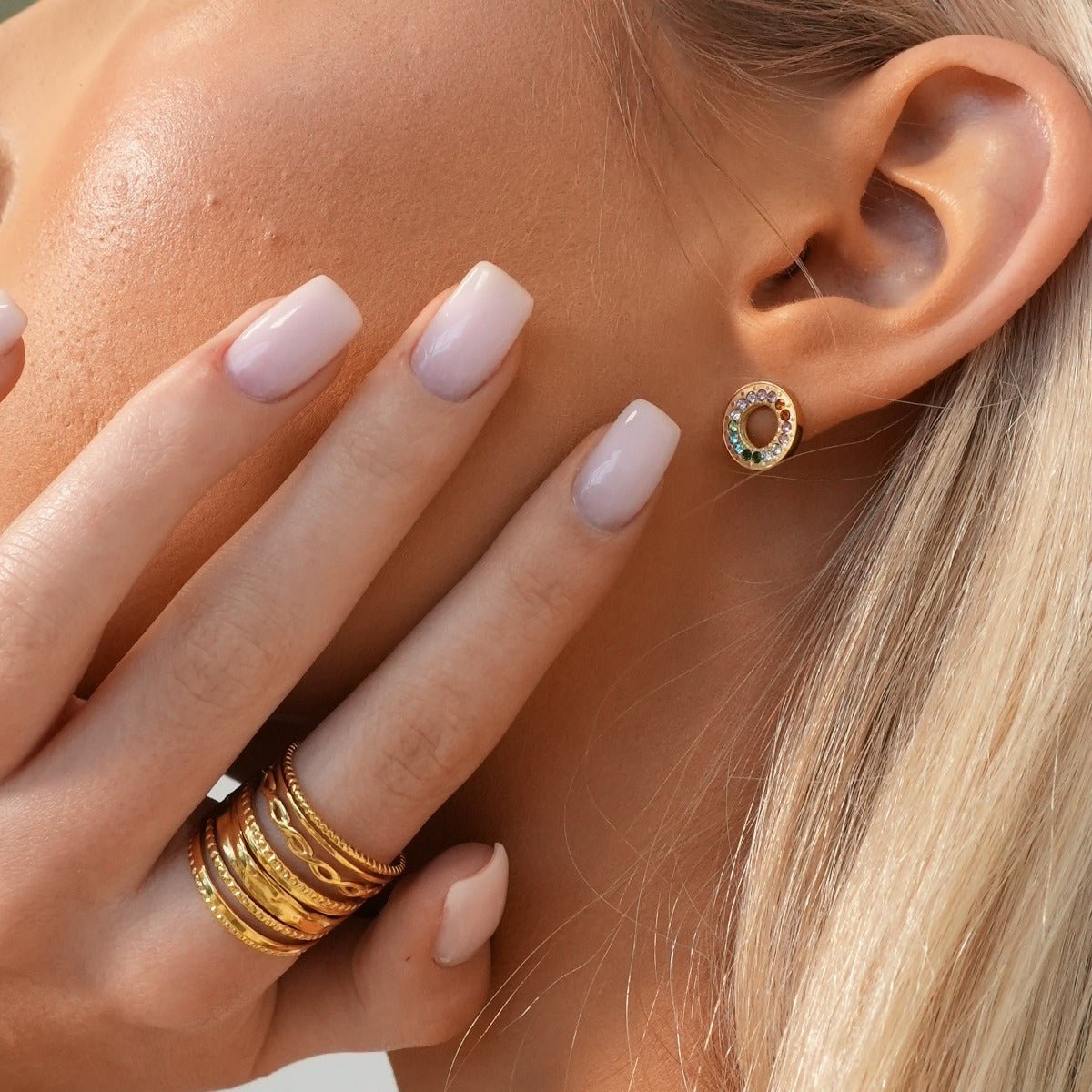 Adjustable Royale Ring Plated in 18k Gold