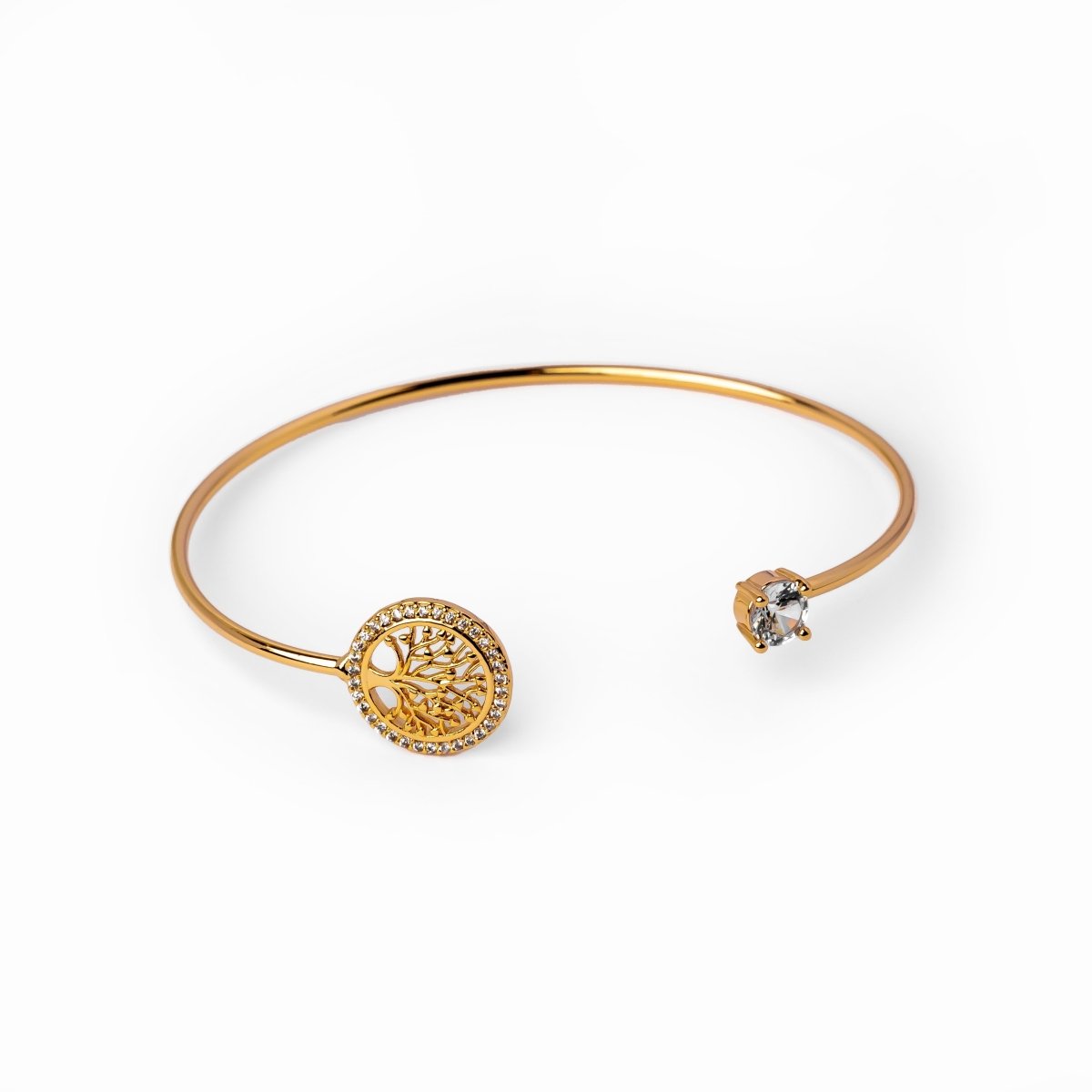 Tree of Life Bracelet Plated in 18K Gold