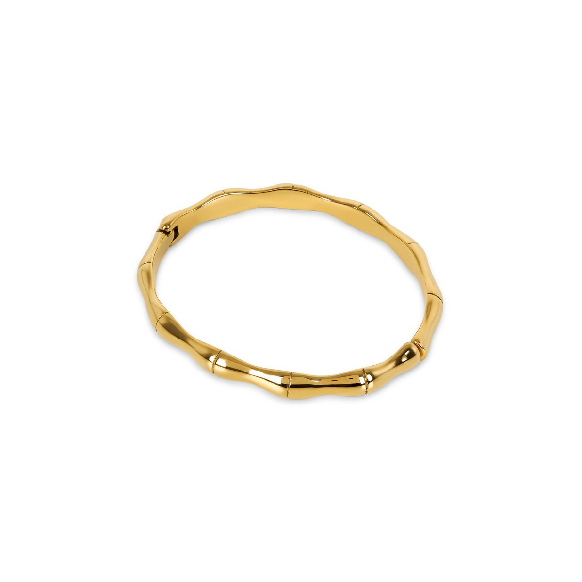 Bamboo Bracelet Plated in 18k Gold