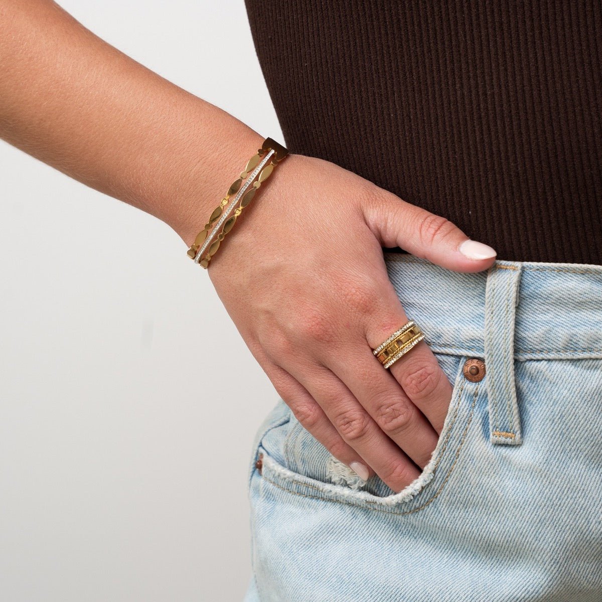 Madison Bracelet Plated in 18k Gold