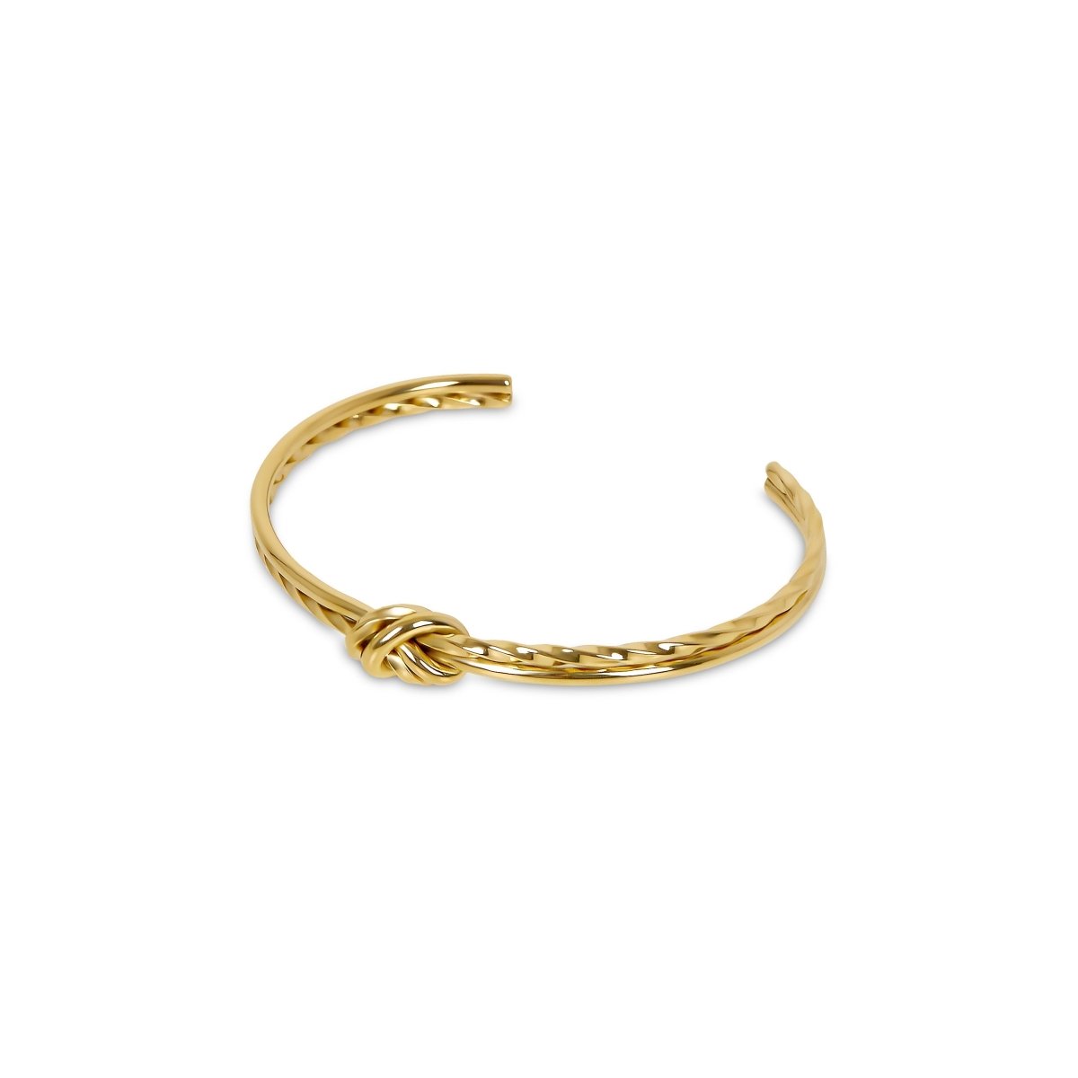 Twisted Knot Bracelet Plated in 18k Gold