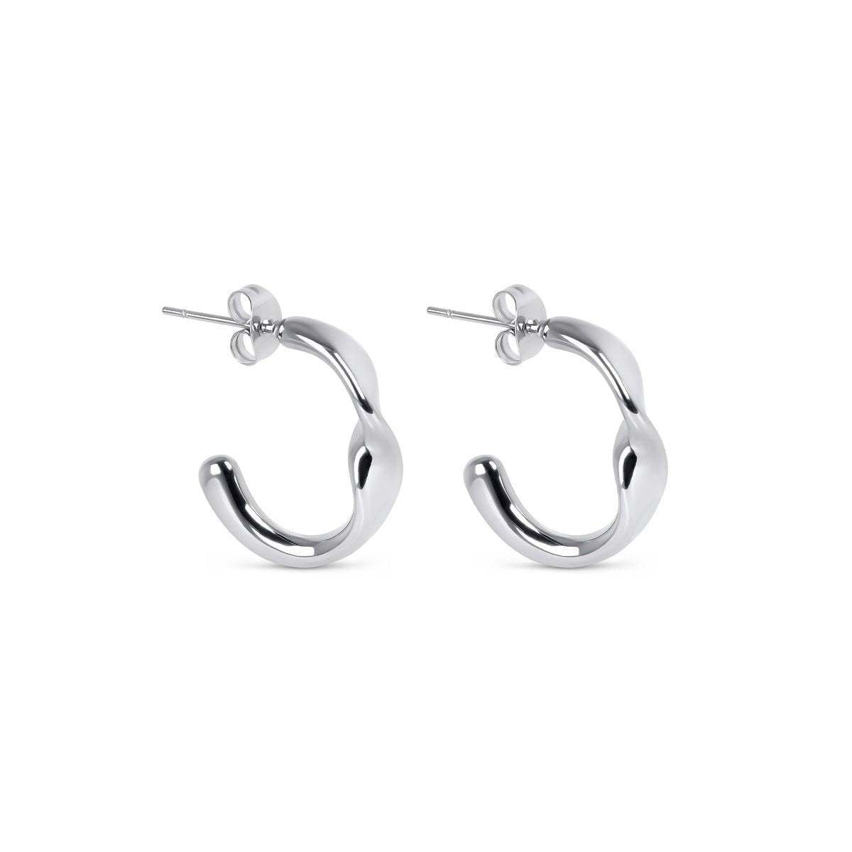 Luci Hoop Earring - Silver