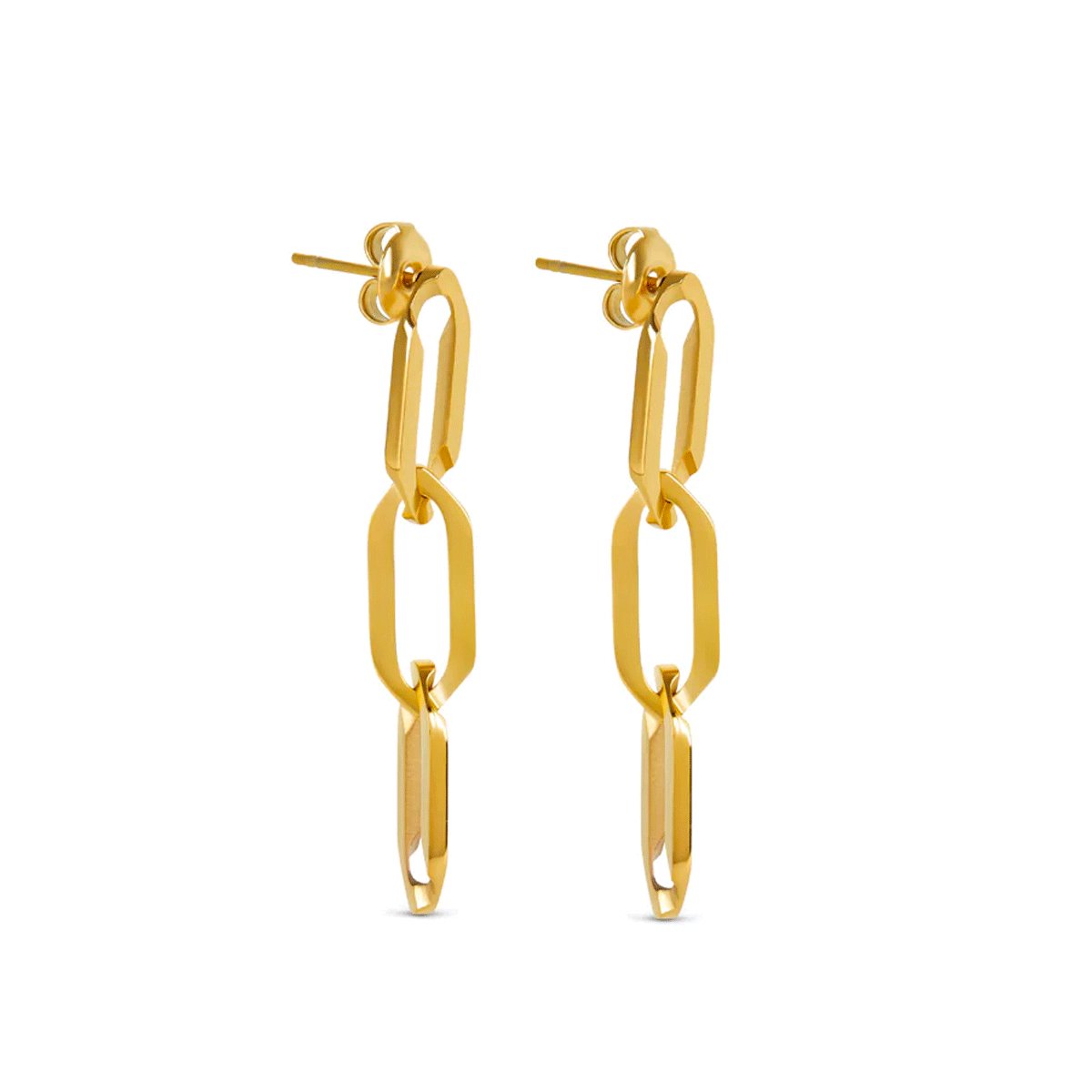 Gold Plated Drop Earrings