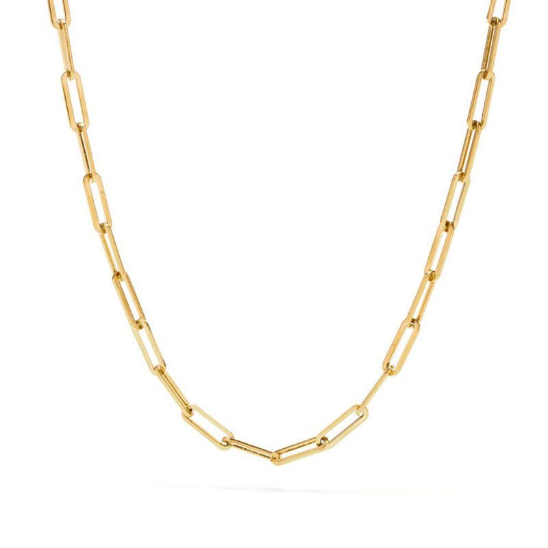 Celina Chain Link Necklace Plated in 18K Gold