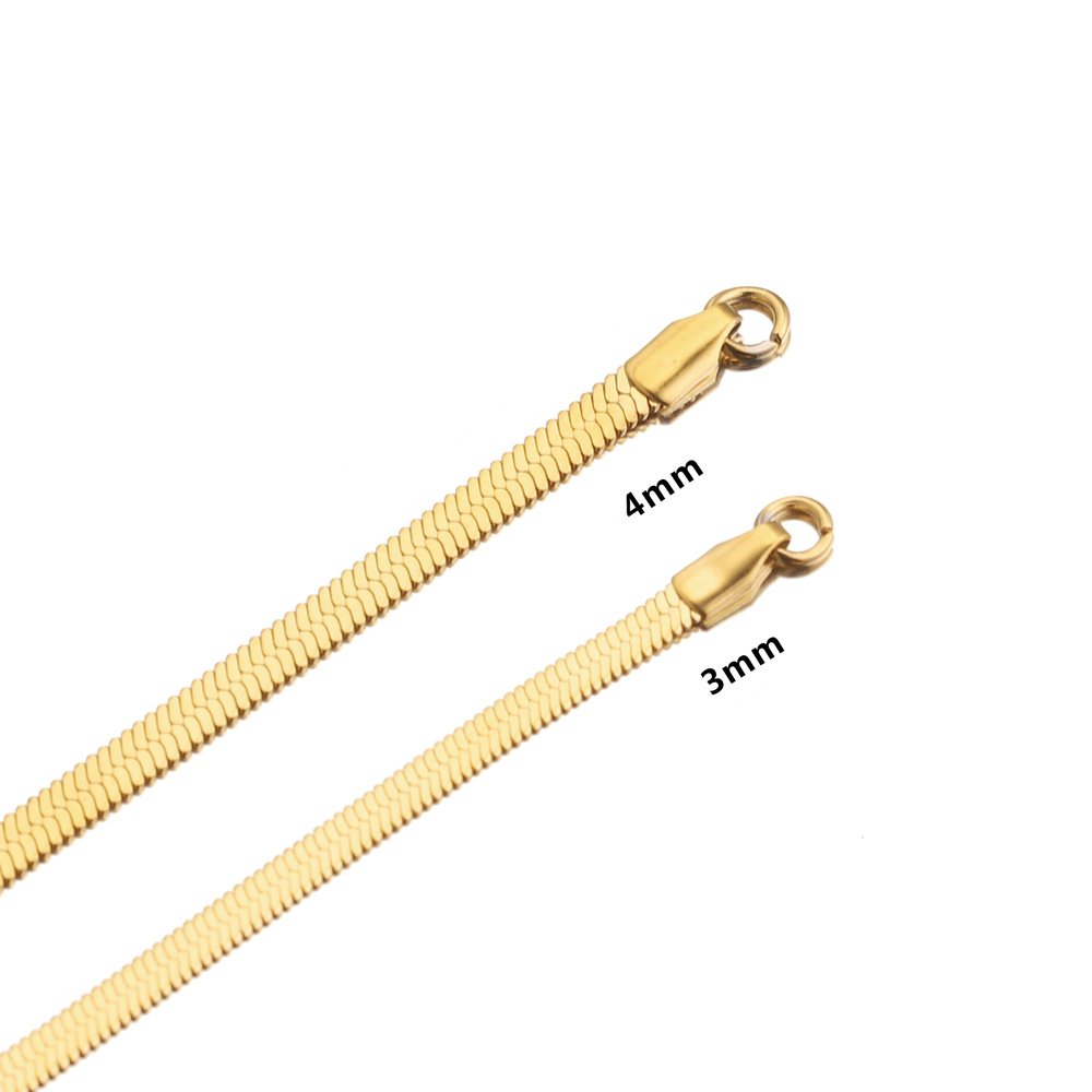 Gold Plated Snake Mesh Necklace