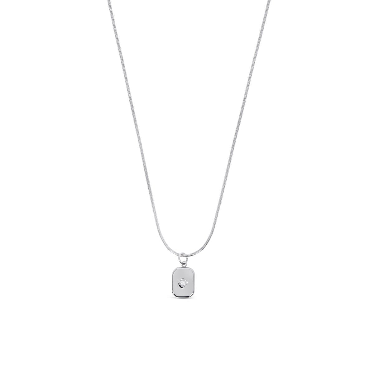 Shine Pendant Necklace - Silver