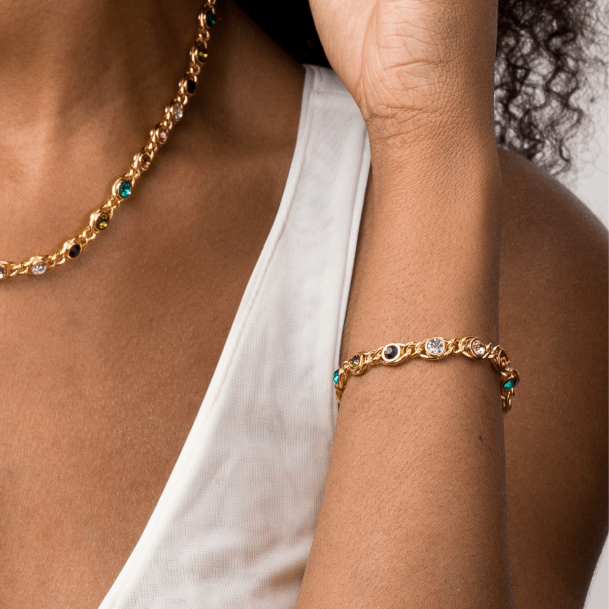 Chloé Set Plated in 18k Gold