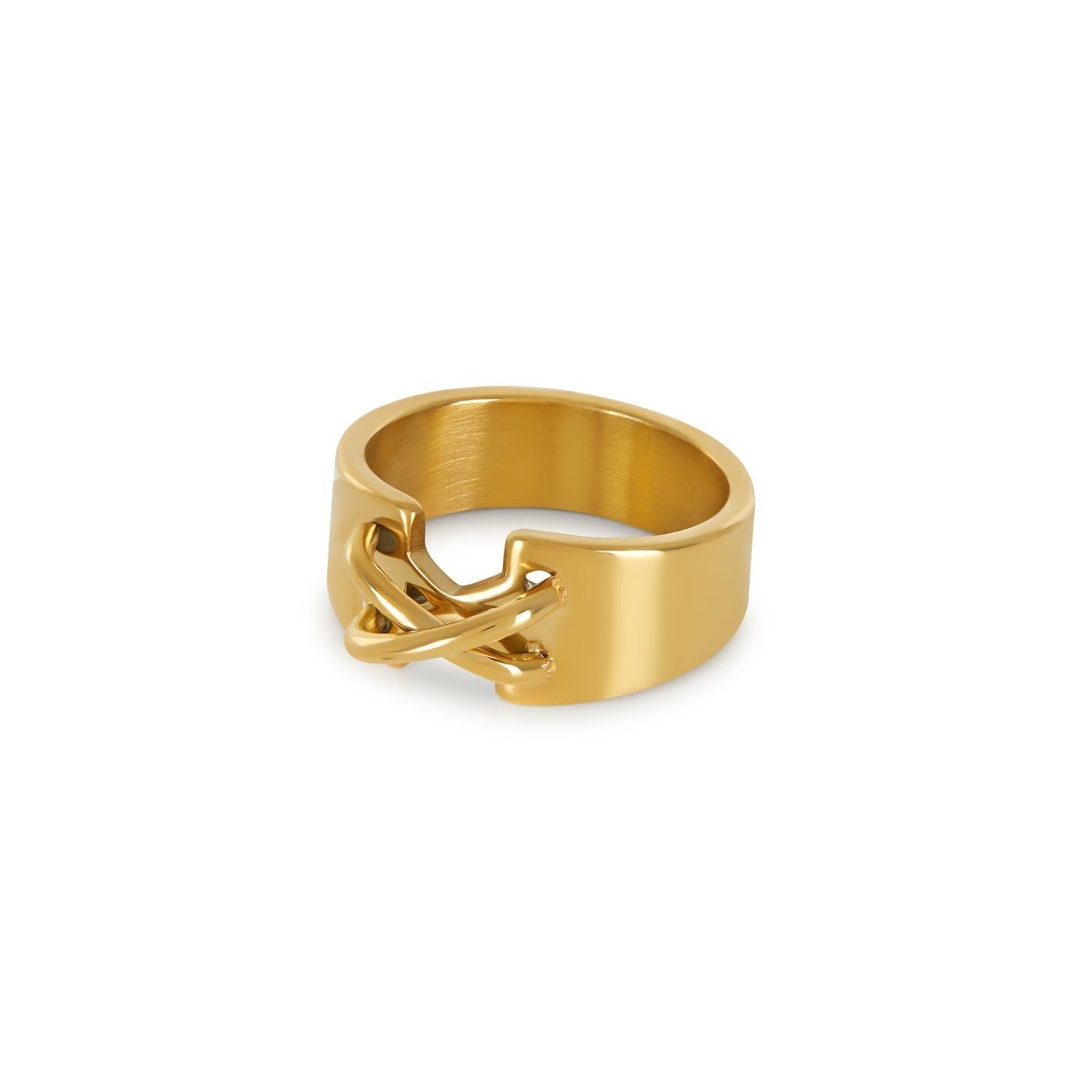 Corset Ring Plated in 18K Gold