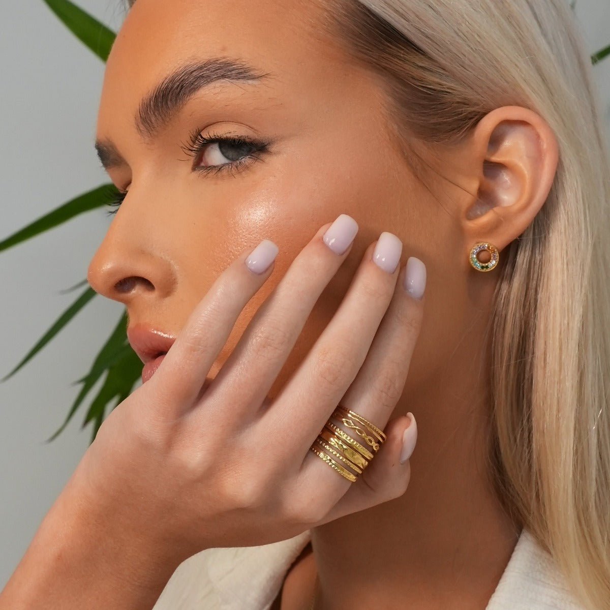 Adjustable Royale Ring Plated in 18k Gold