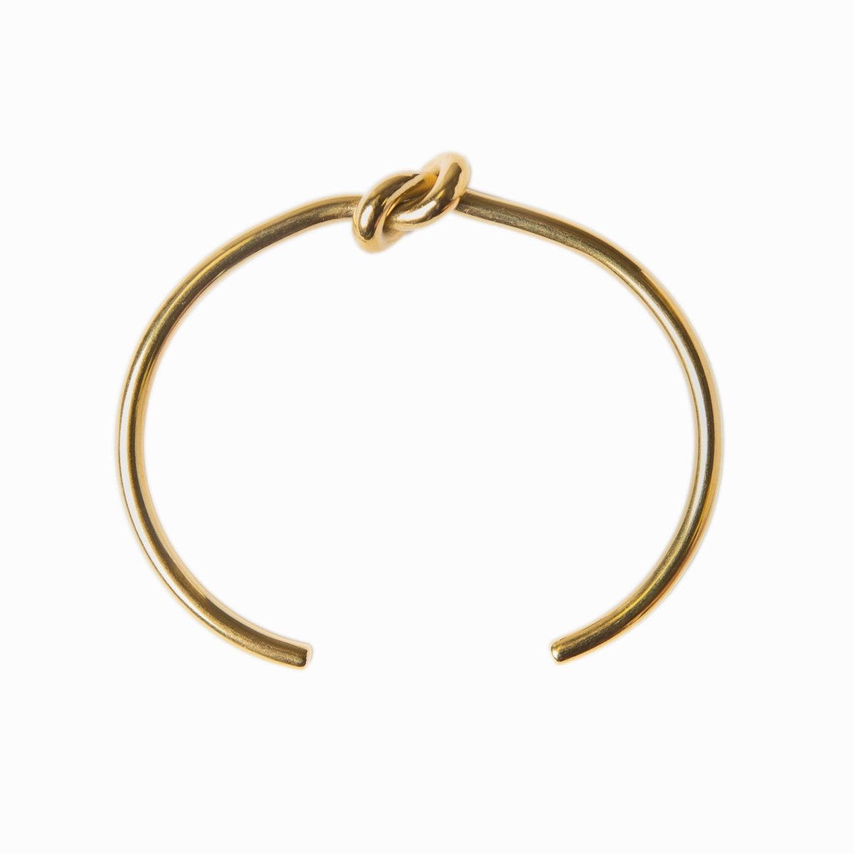 Bracelet With Central Knot Plated in 18K Gold