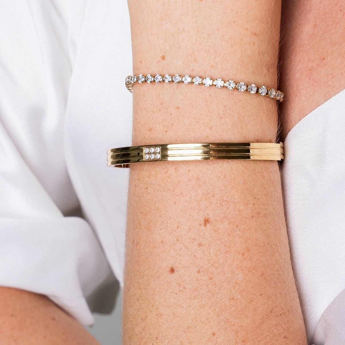 Hanna Bracelet Plated in 18k Gold