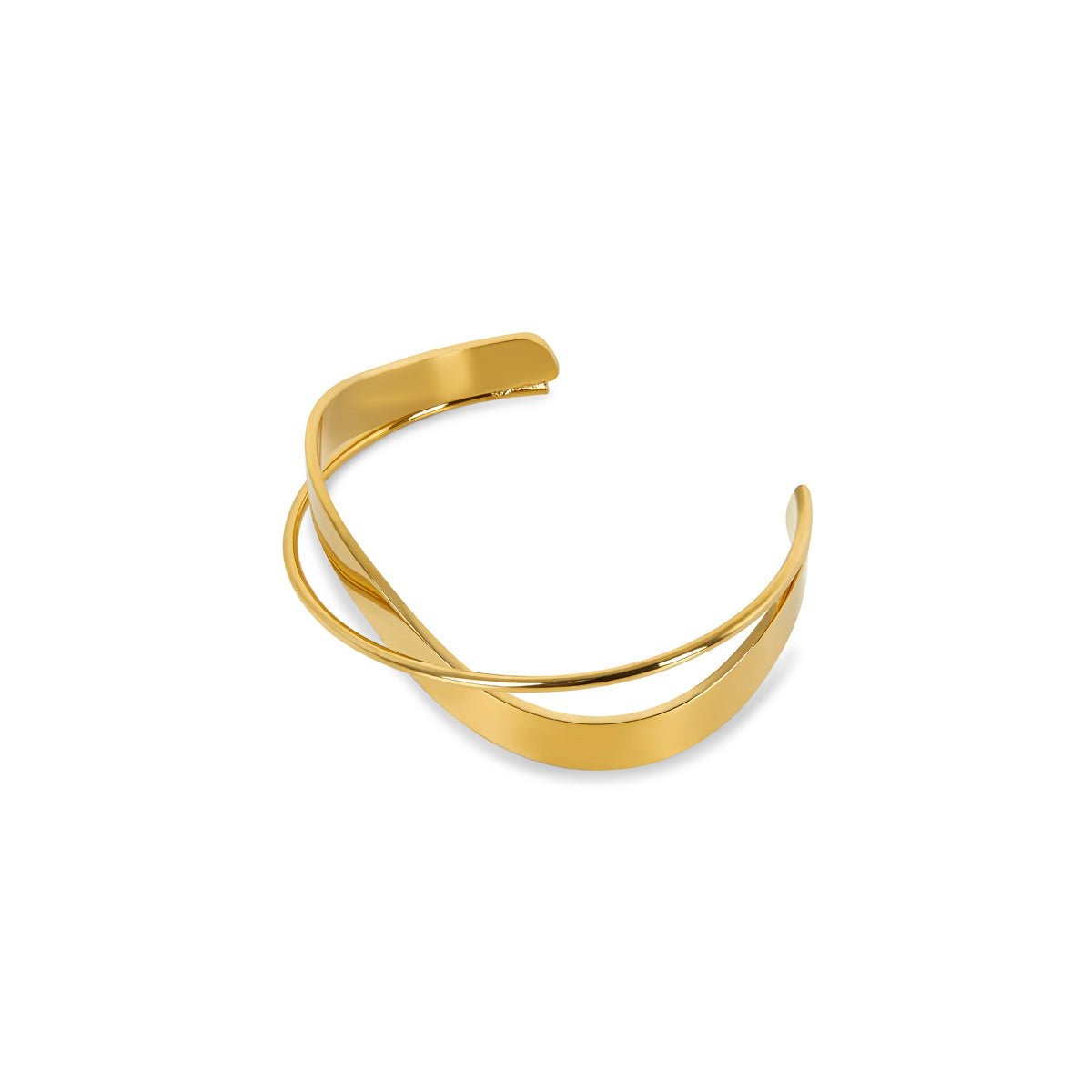 Inter Bracelet Plated in 18k Gold