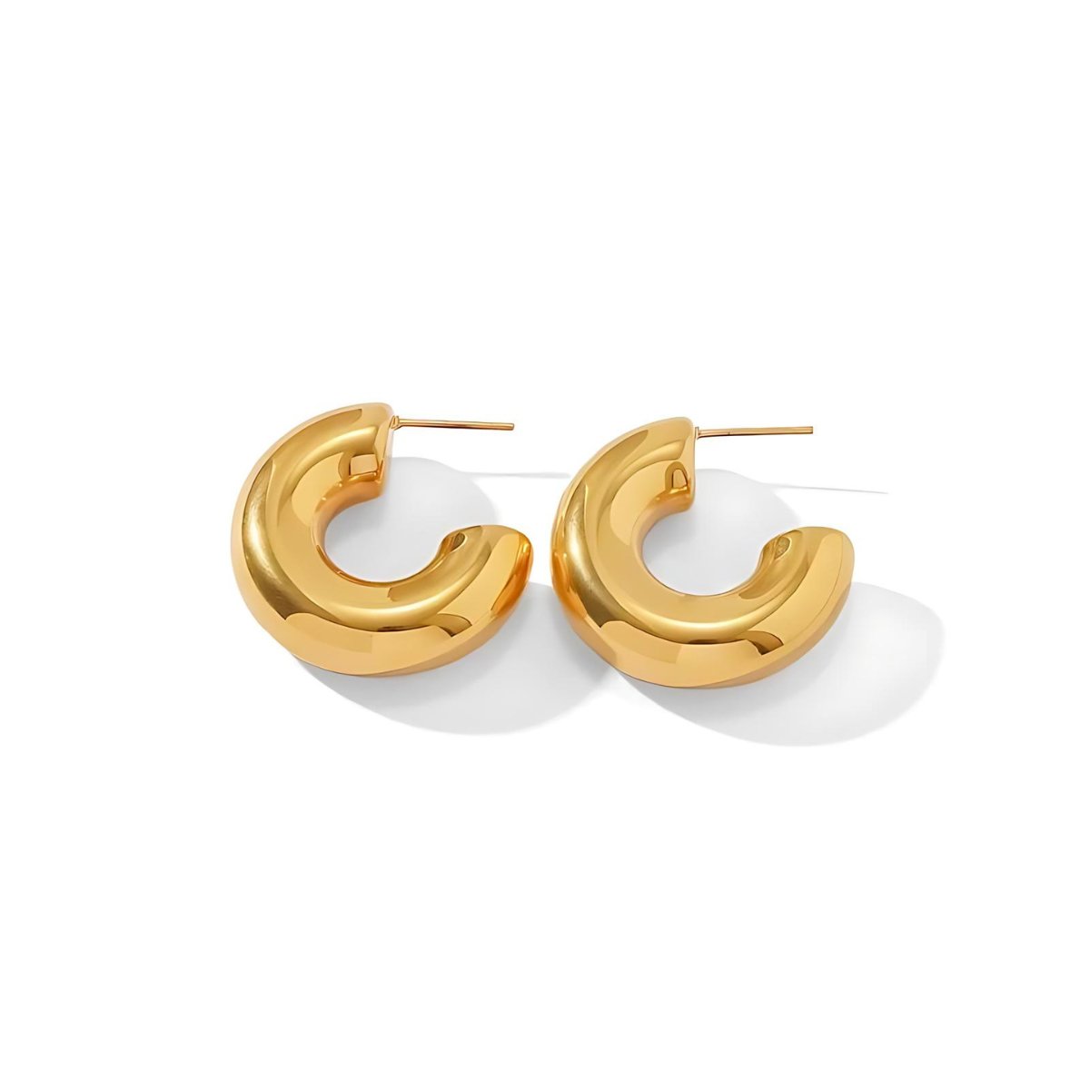 Chunky Hoop Earrings