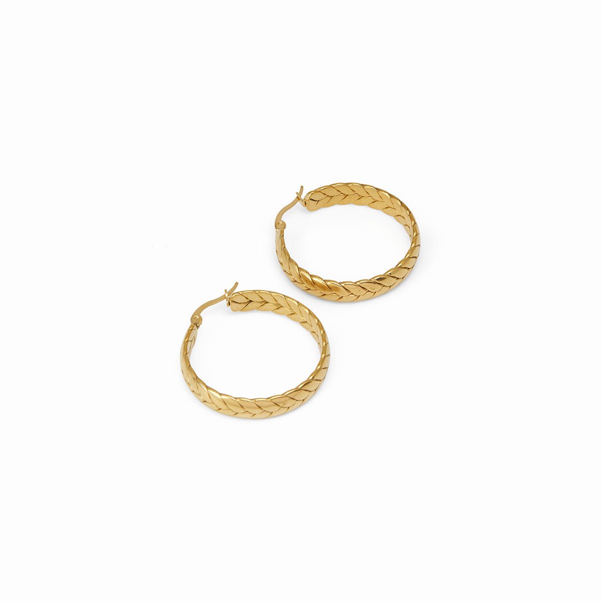 Pompeia Hoop Earring Plated in 18K Gold
