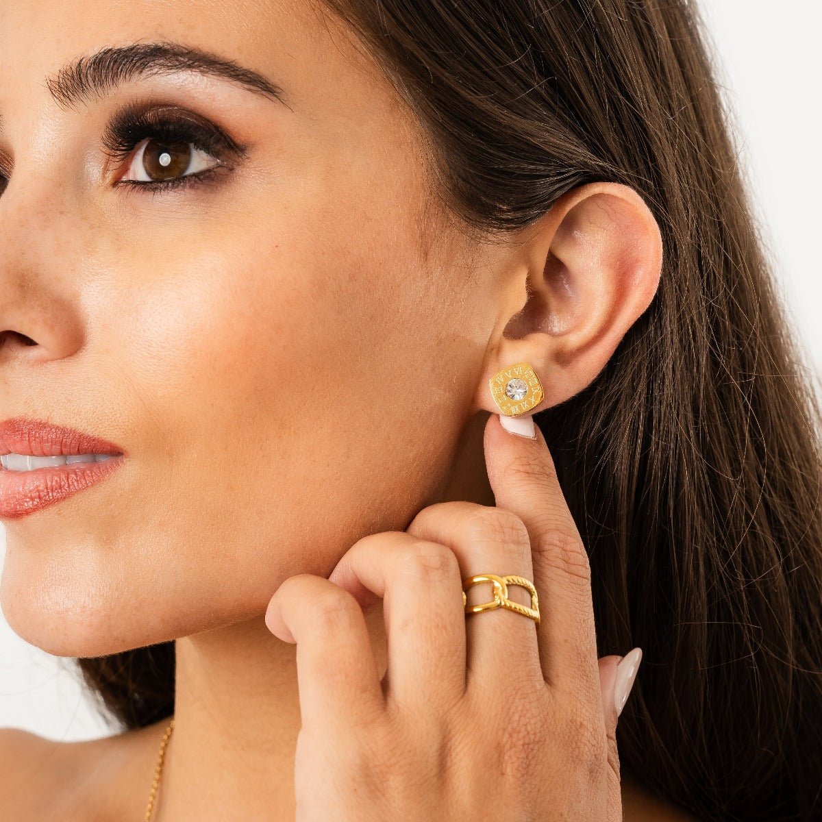 Splendor Earring Plated in 18k Gold