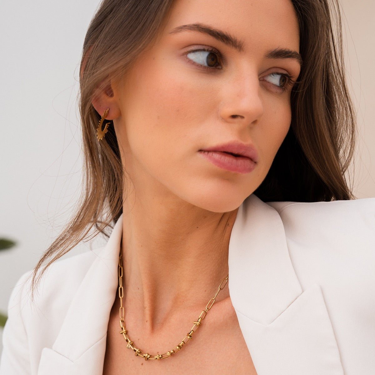 Collier Cairo plaqué or 18 carats