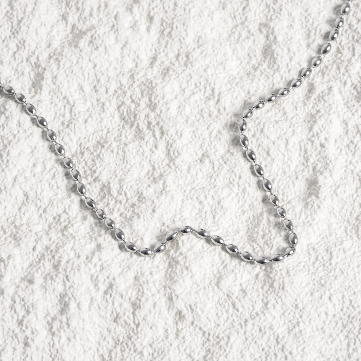 Sphere Chain Necklace - Silver