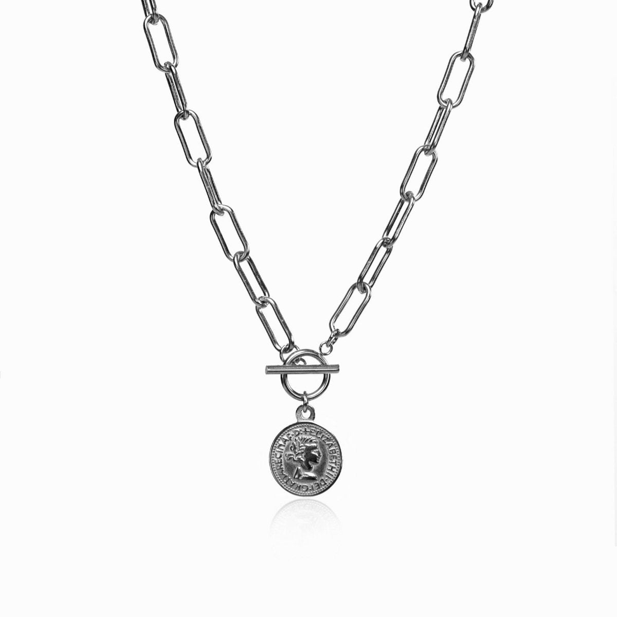 New York Cents Necklace - Silver