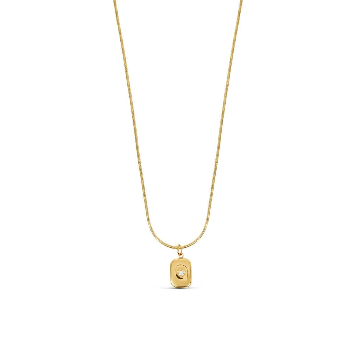 Shine Pendant Necklace Plated in 18k Gold
