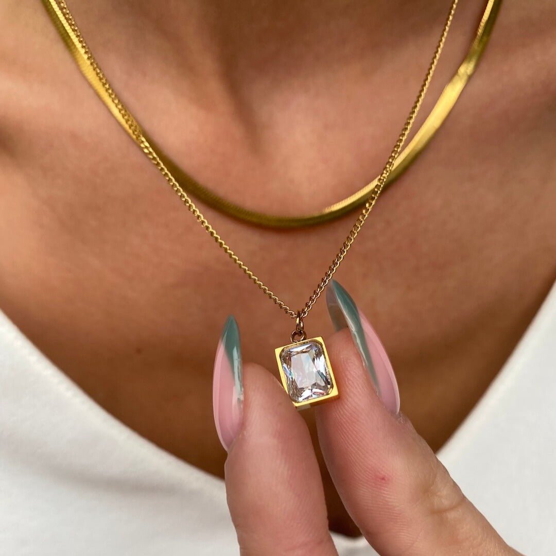 Mix Necklace Paris Plated in 18k Gold