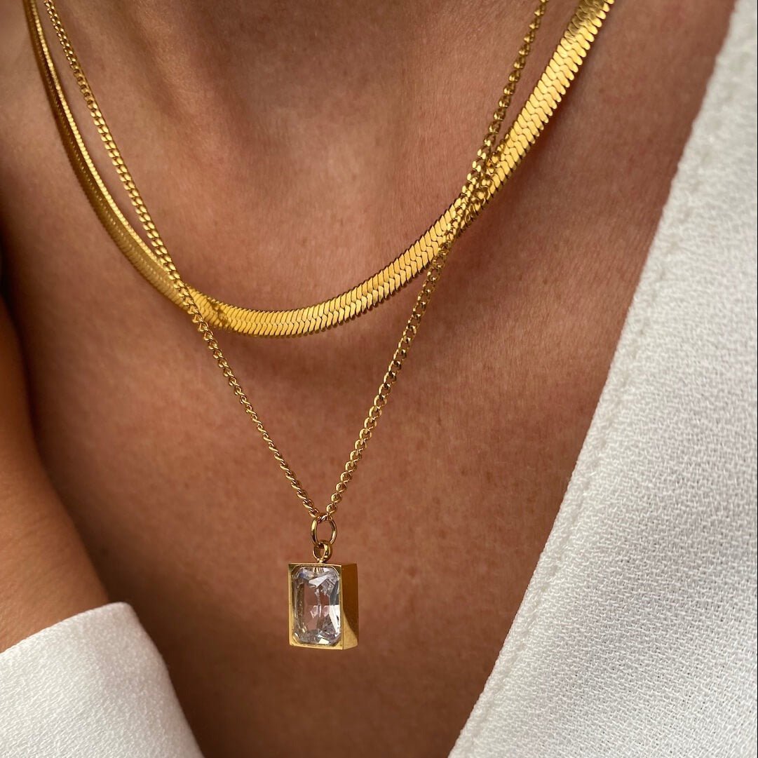 Mix Necklace Paris Plated in 18k Gold