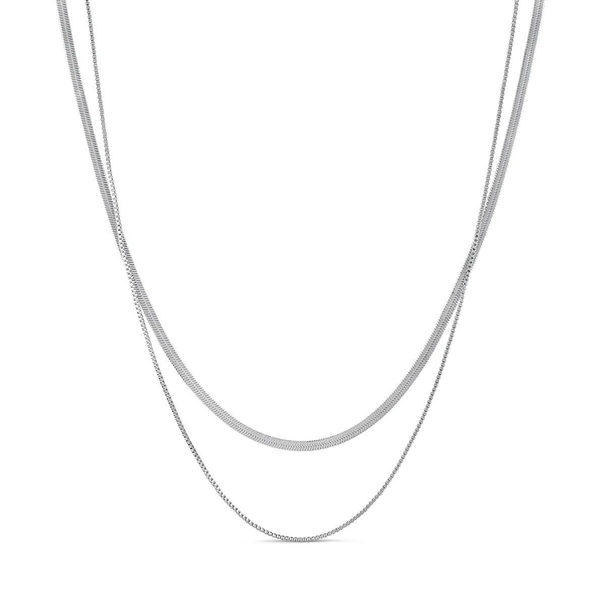 Essentials Necklace Mix - Silver