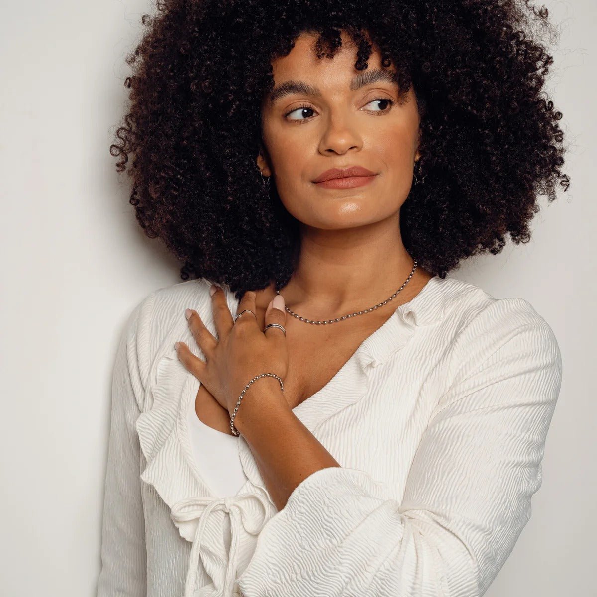 Sphere Chain Bracelet - Silver