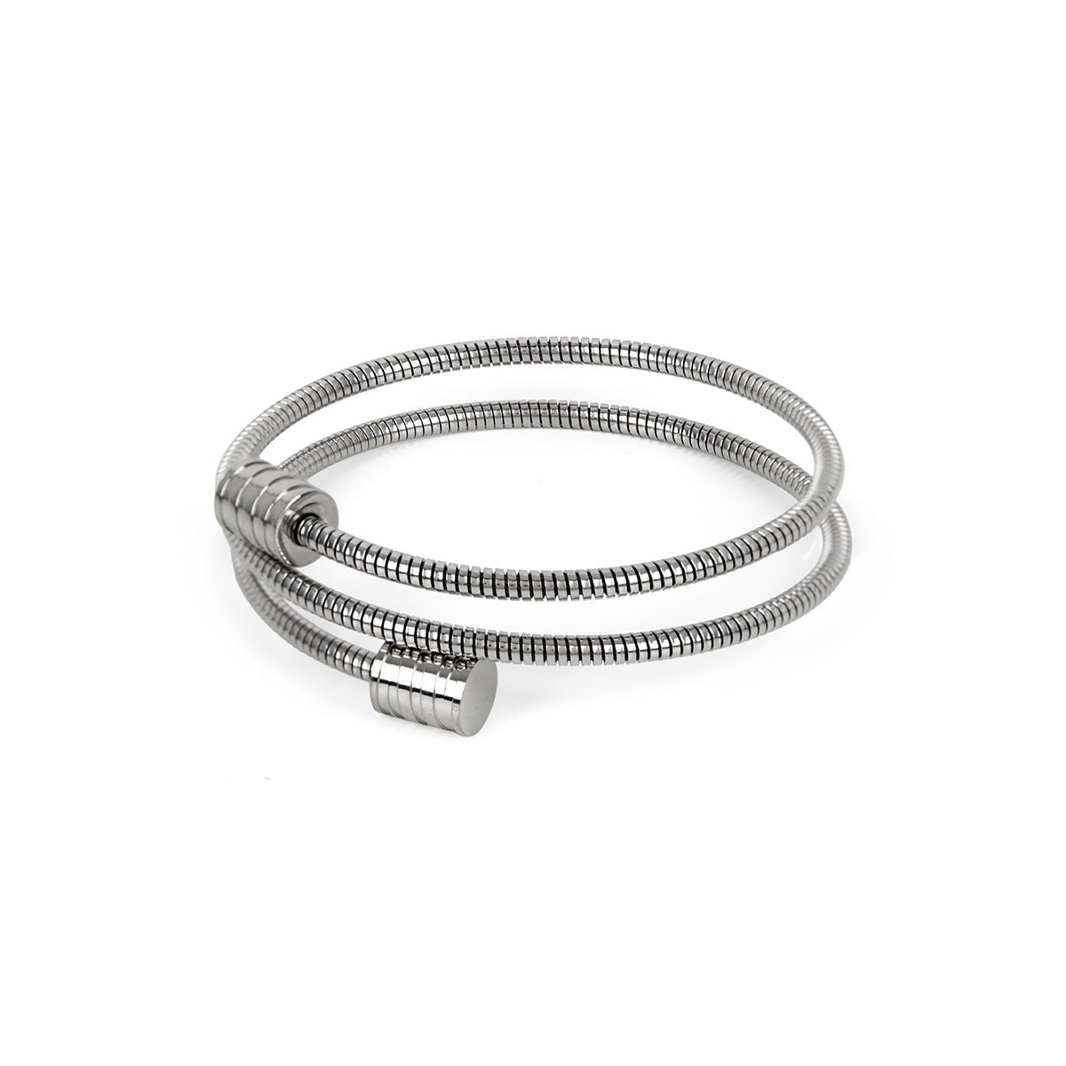Triple Spiral Bracelet - Silver