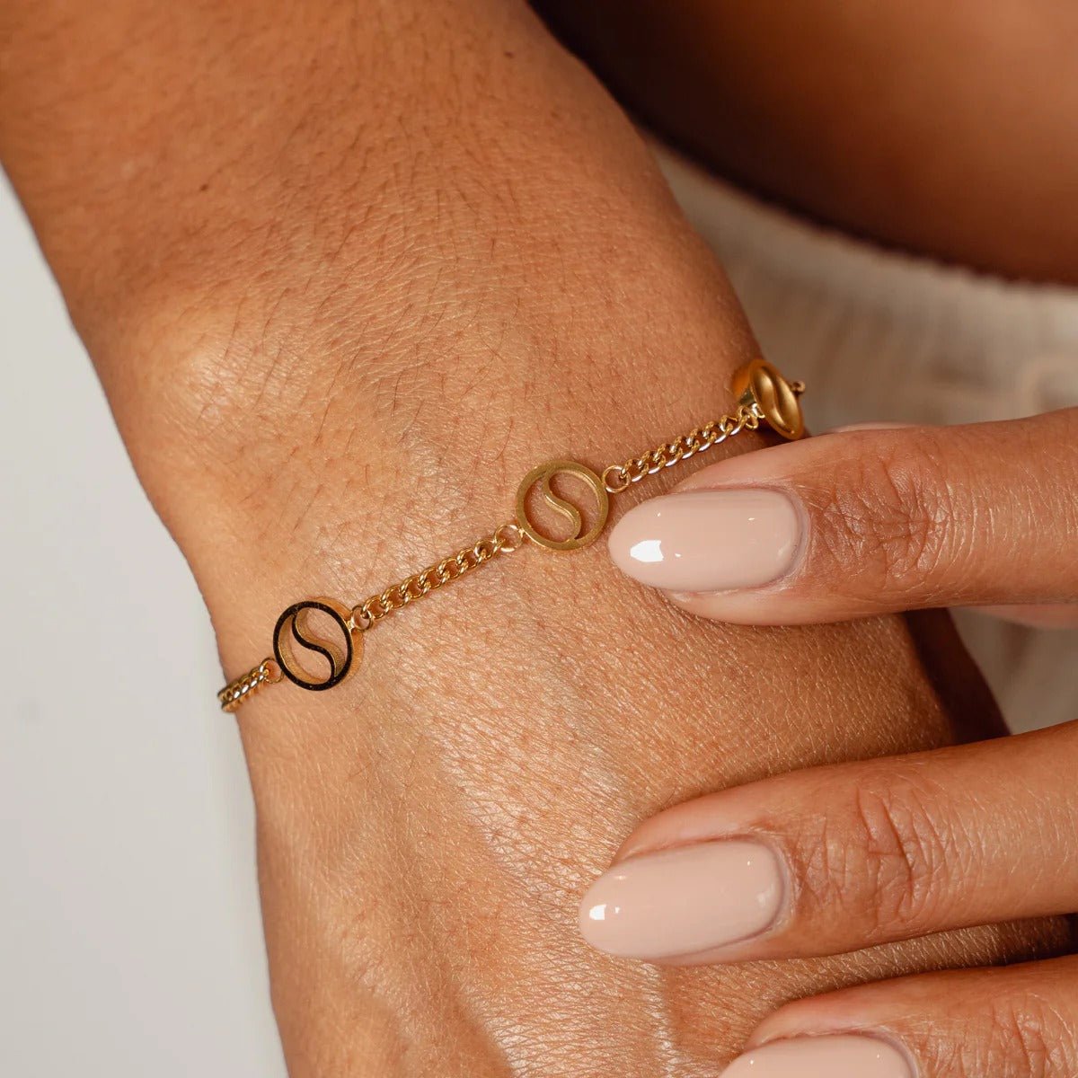 Bracelet pendentif Sierra plaqué or 18 carats