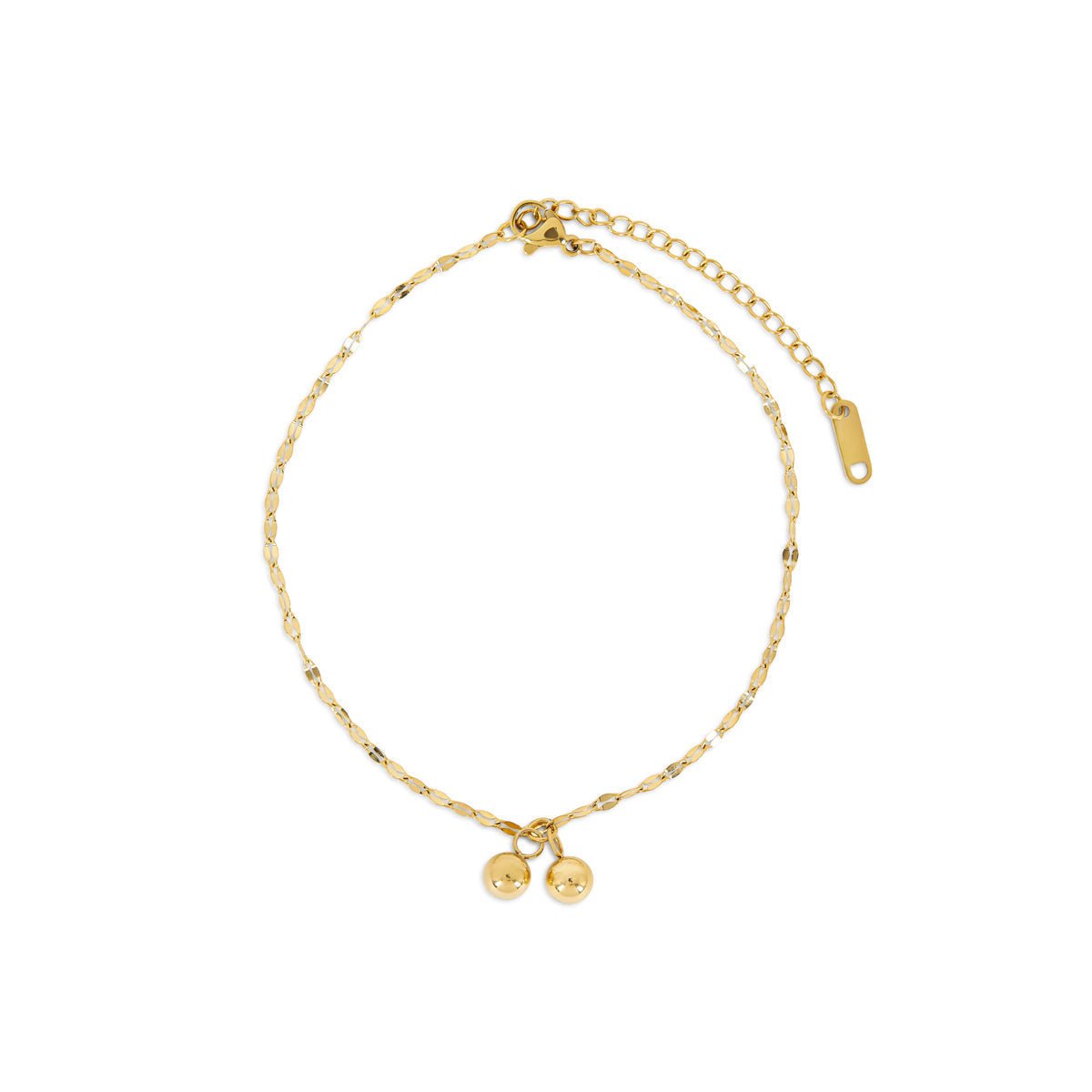 Delicate Anklet Plated in 18K Gold